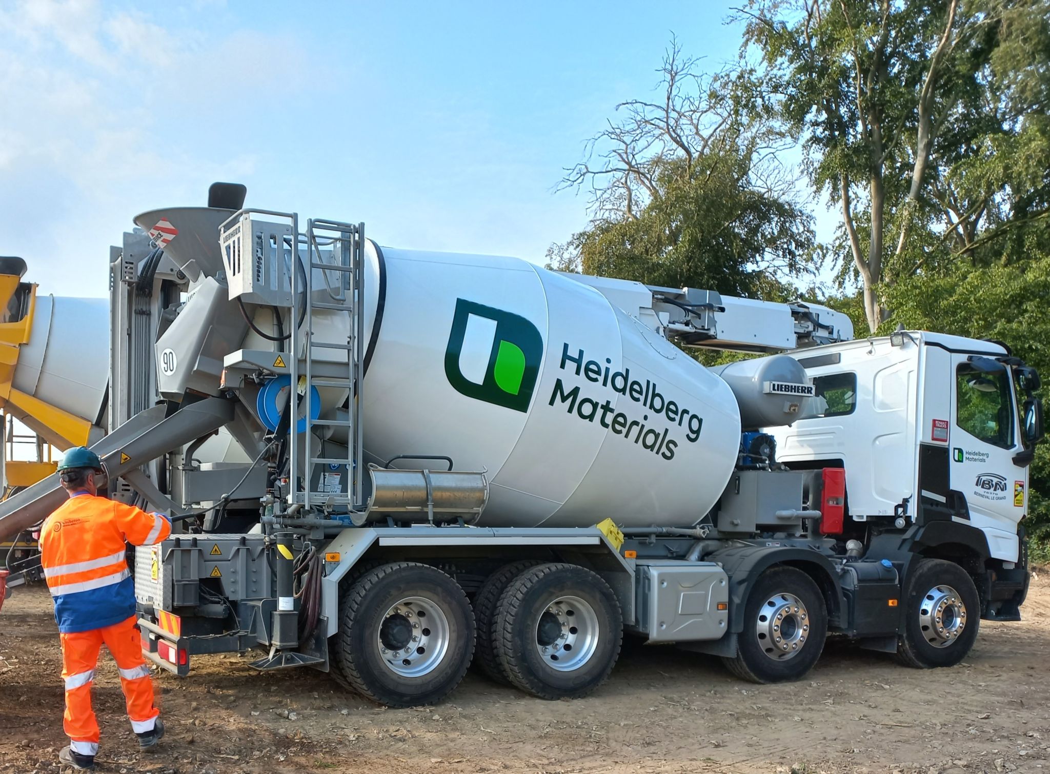 Camion-toupie Heidelberg Materials